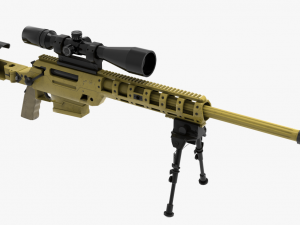 fn ballista rifle 3D Model