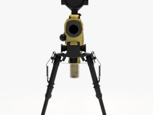 fn ballista rifle 3D Modell