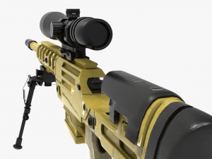 fn ballista rifle 3D Modell