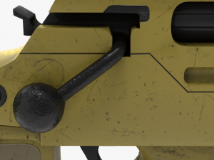 fn ballista rifle 3D Modell