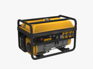 gas portable generator 3D मॉडल