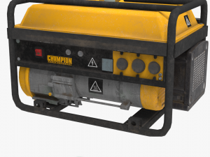 gas portable generator 3D मॉडल