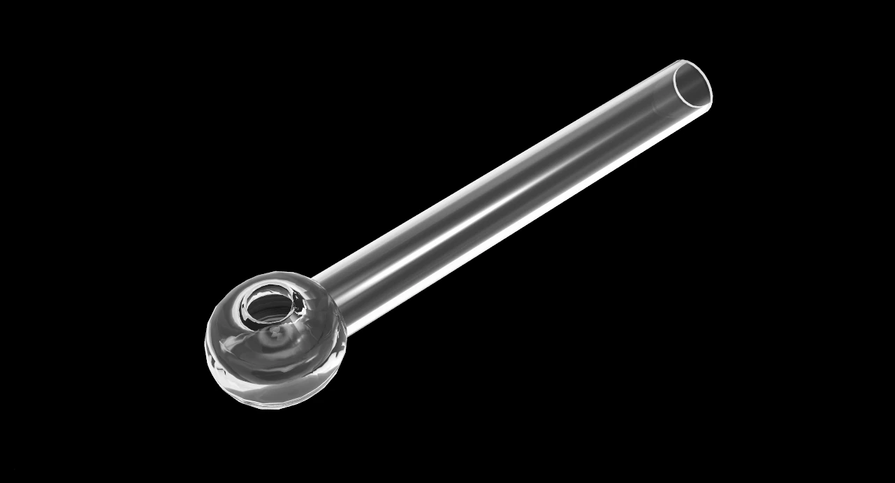 glazen methpijpje 3D Model .c4d .max .obj .3ds .fbx .stl .blend 