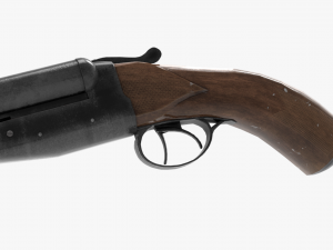 Sawn-off shotgun Modelo 3D