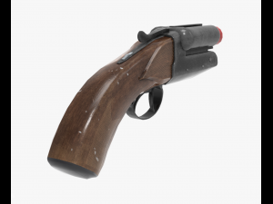 Sawn-off shotgun Modelo 3D