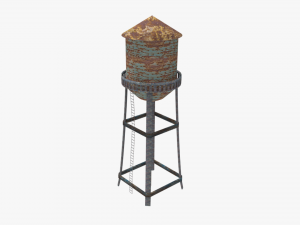 Old water tower Modelo 3D