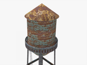 Old water tower Modelo 3D