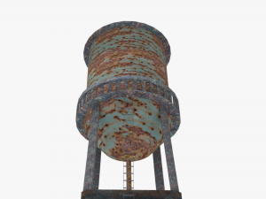 Old water tower Modelo 3D