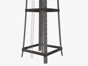 Old water tower Modelo 3D