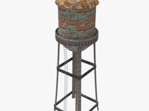 Old water tower Modèle 3D