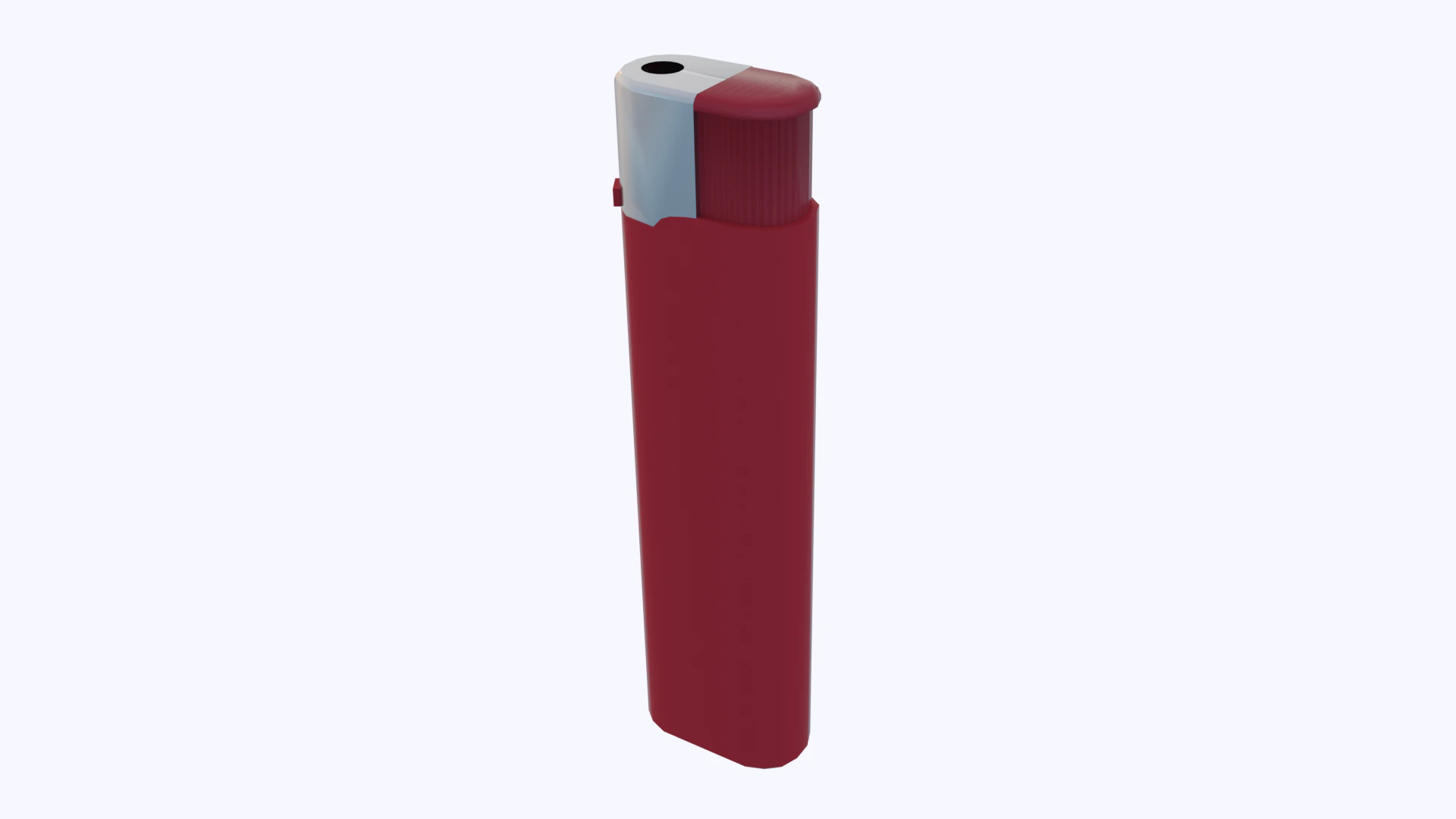 Pocket Lighter 3D Model .c4d .max .obj .3ds .fbx .stl .blend