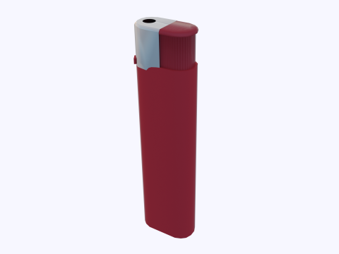 Pocket Lighter 3D Model
