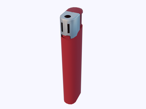 Pocket Lighter Modelo 3D