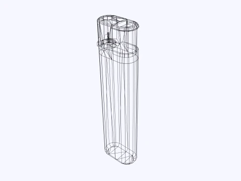 Pocket Lighter 3D Model