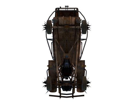 Post-Apocalyptic Mad Max style Buggy Model 3D