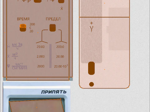 Dosimeter Pripyat RKS-2003 3D Model