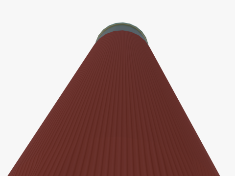 Fired 12 Gauge Shotgun Shell 3D Model