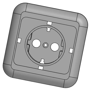 the socket housing 3D Model .c4d .max .obj .3ds .fbx .stl .blend