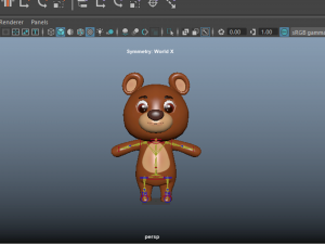 Cartoon Bear Character Animated Modèle 3D