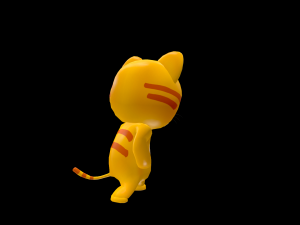 Cartoon Cat Character Animated 3D 模型