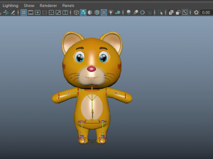 Cartoon Cat Character Animated 3D 模型