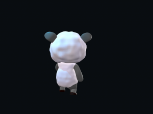 Cartoon Sheep Character Animated Modelo 3D