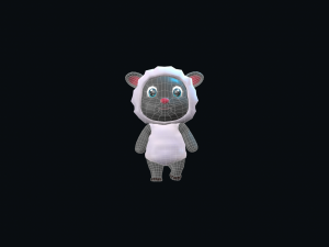 Cartoon Sheep Character Animated Modelo 3D