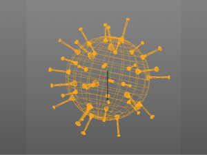 corona virus Model 3D