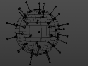 corona virus Model 3D