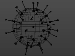 corona virus 3D Model