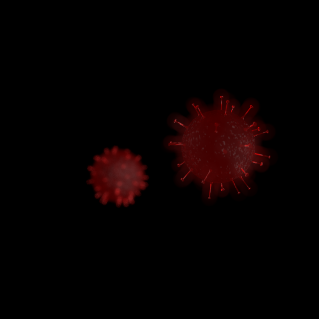 corona virus Model 3D .c4d .max .obj .3ds .fbx .stl .blend 