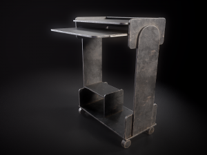 Computer desk Modelo 3D