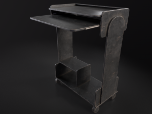 Computer desk Modelo 3D