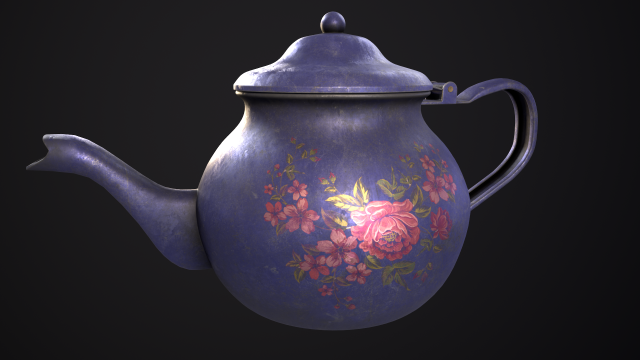Teapot Modelo 3D .c4d .max .obj .3ds .fbx .stl .blend 