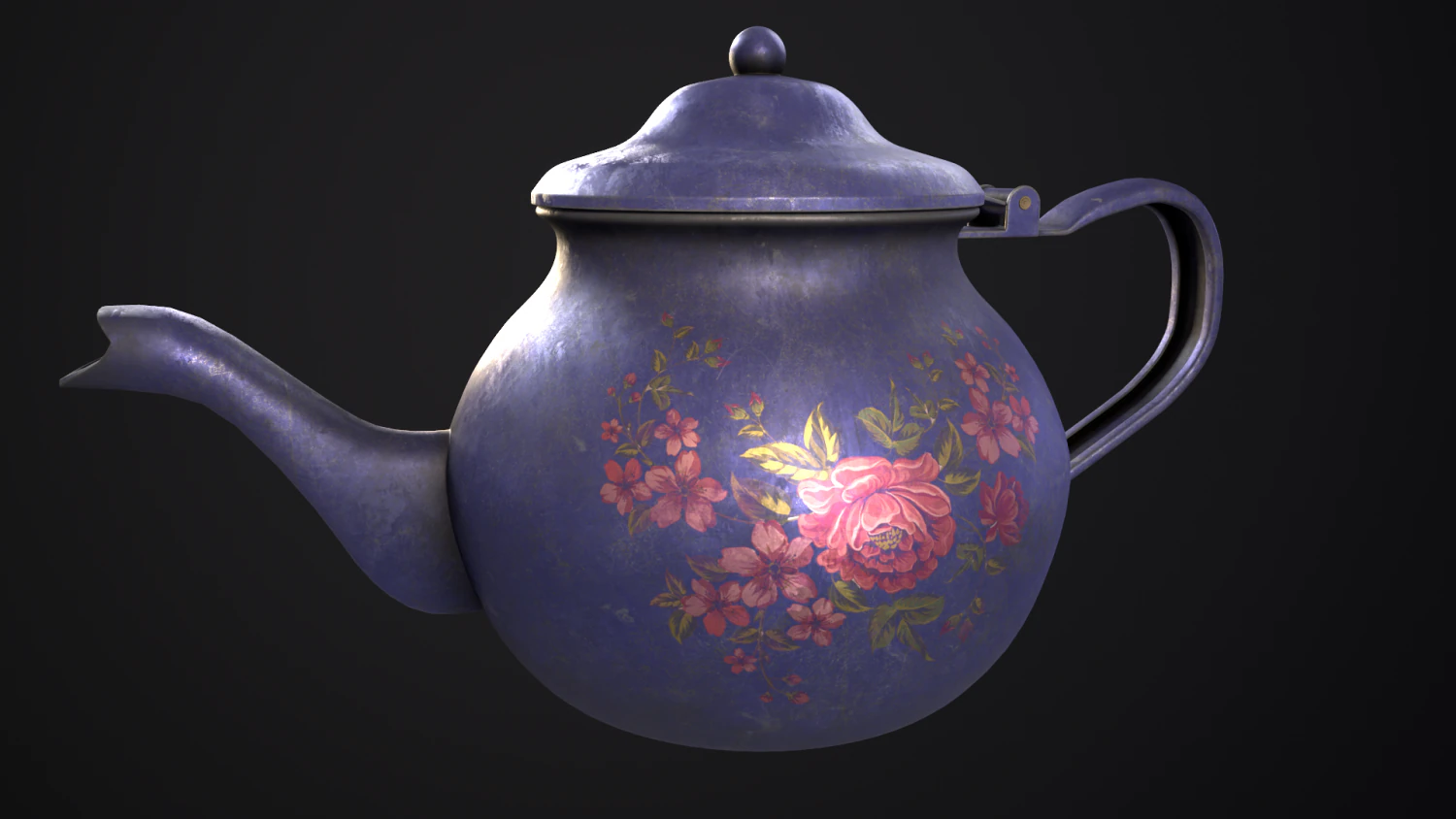Teapot 3D Model .c4d .max .obj .3ds .fbx .stl .blend 