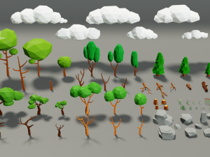 Pacote de armas de jogo (30 ativos, Low Poly) Modelo 3D $24 - .max .fbx  .obj - Free3D