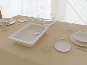 home tableware 3D Model