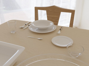 home tableware 3D Model