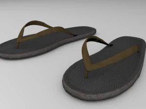 sand&aacute;lias de dedo Modelo 3D