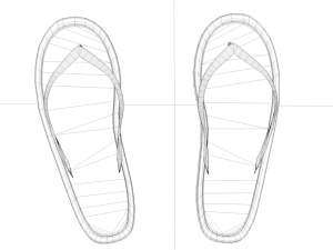 flip flops 3D 모델