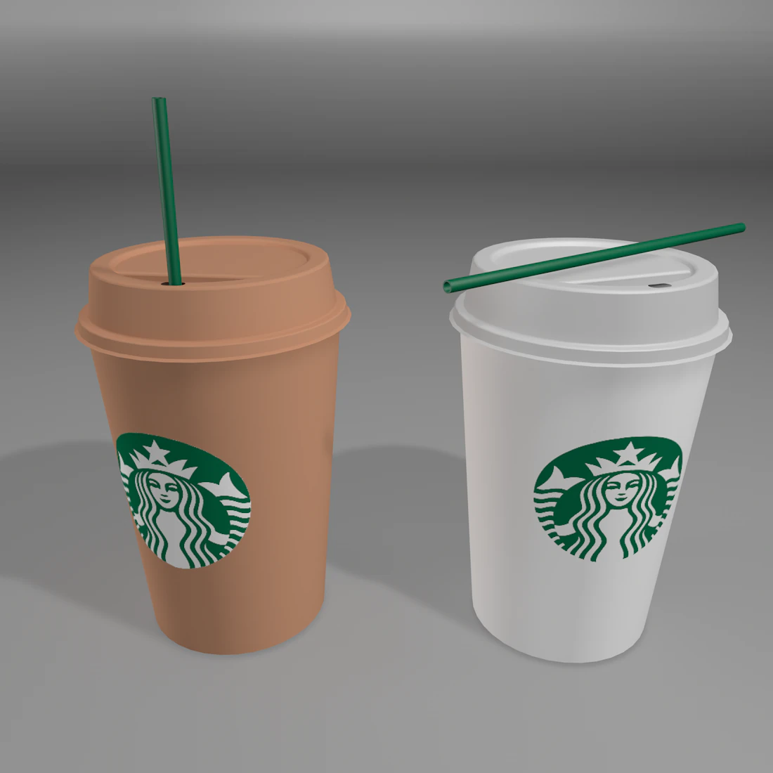 starbucks coffee cup 3D Model .c4d .max .obj .3ds .fbx .stl .blend