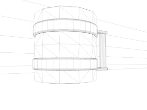 średniowieczny kufel do piwa Model 3D