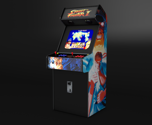 arcade machine 3D Model .c4d .max .obj .3ds .fbx .stl .blend 