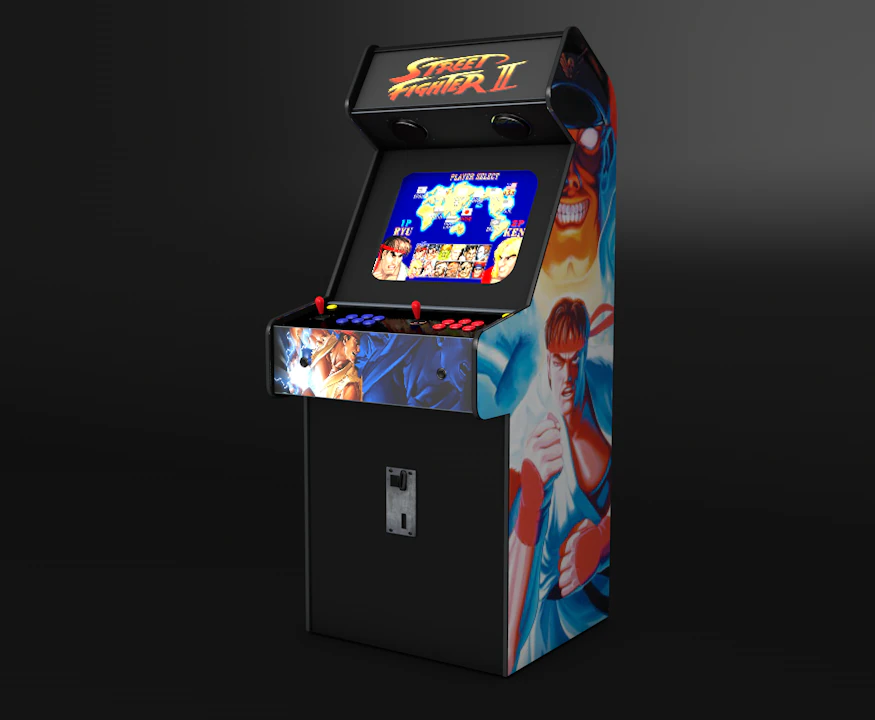 arcade machine 3D Model .c4d .max .obj .3ds .fbx .stl .blend 