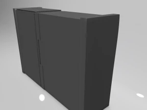mainframe - server low poly 3D Model