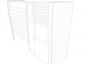 mainframe - server low poly 3D Model