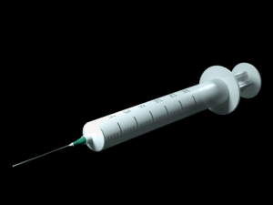 syringe 30 ml 3d low poly model low-poly 3D 모델