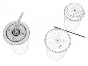 mcdonalds cups 3D Model