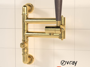 faucet pot filler 3Dモデル