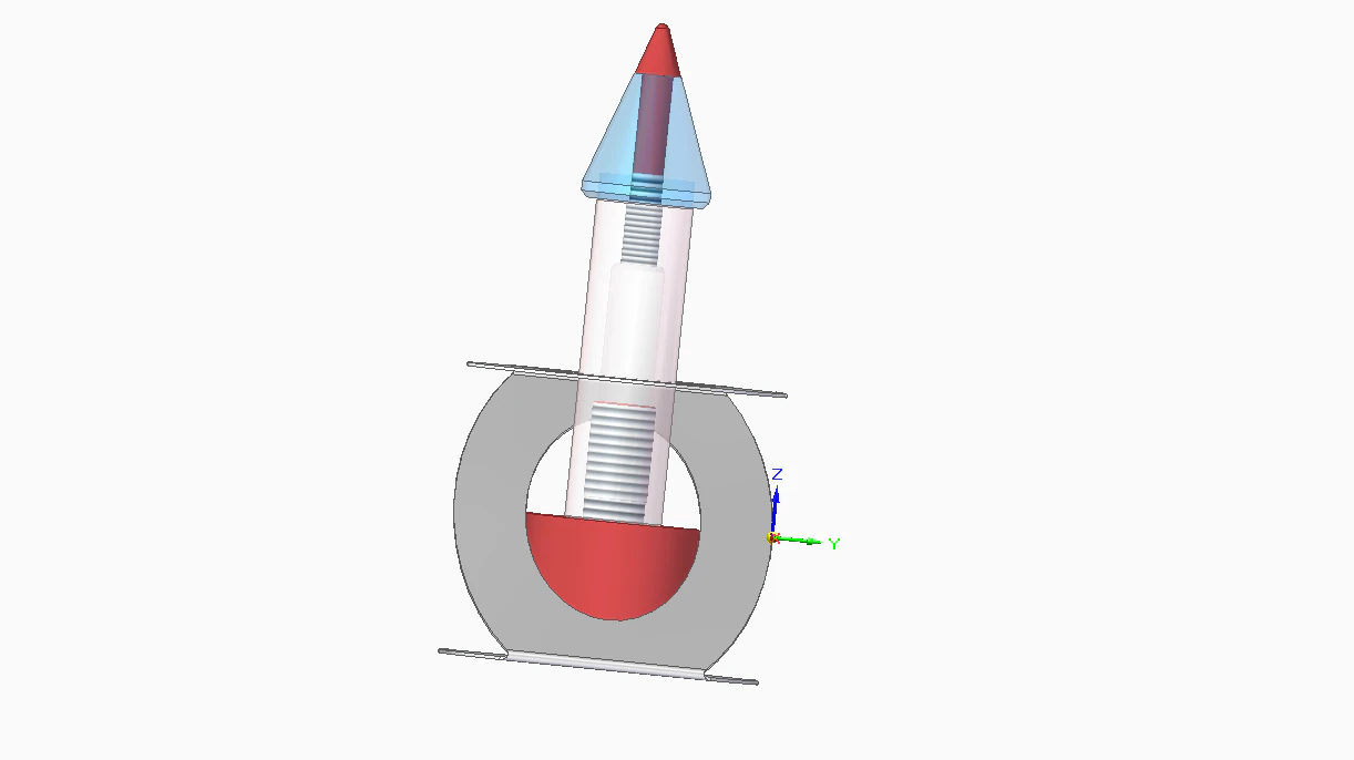 rocket 3D Model .c4d .max .obj .3ds .fbx .stl .blend 